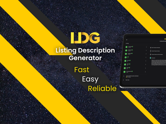 Listing Description Generator iPad screenshot 1 - Productivity app