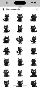 Black Cat Moods screenshot #2 for iPhone