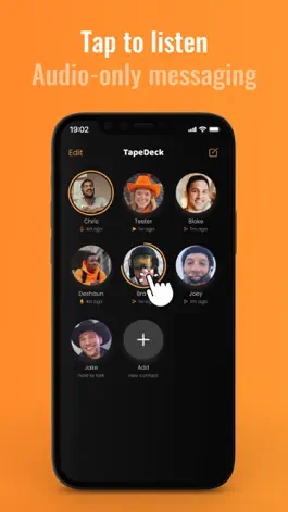 Game screenshot TapeDeck Messenger apk