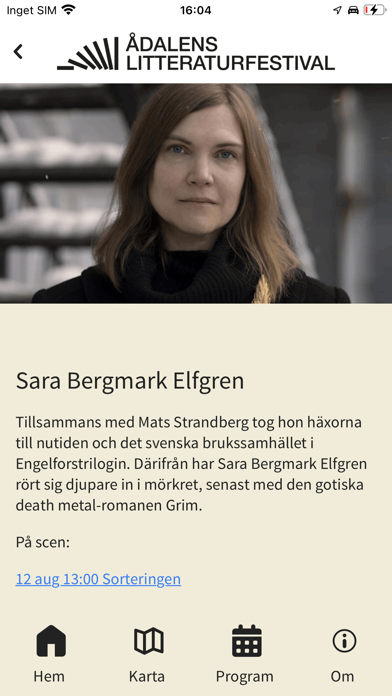 Ådalens Litteraturfestival Screenshot