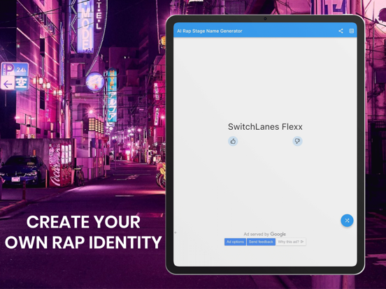 Screenshot #4 pour AI Rap Name Generator