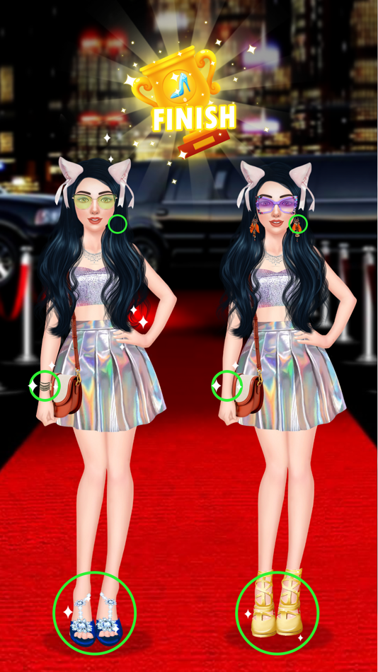 #1. Dress Up: Find Differences (iOS) Bởi: Ta Van Truong