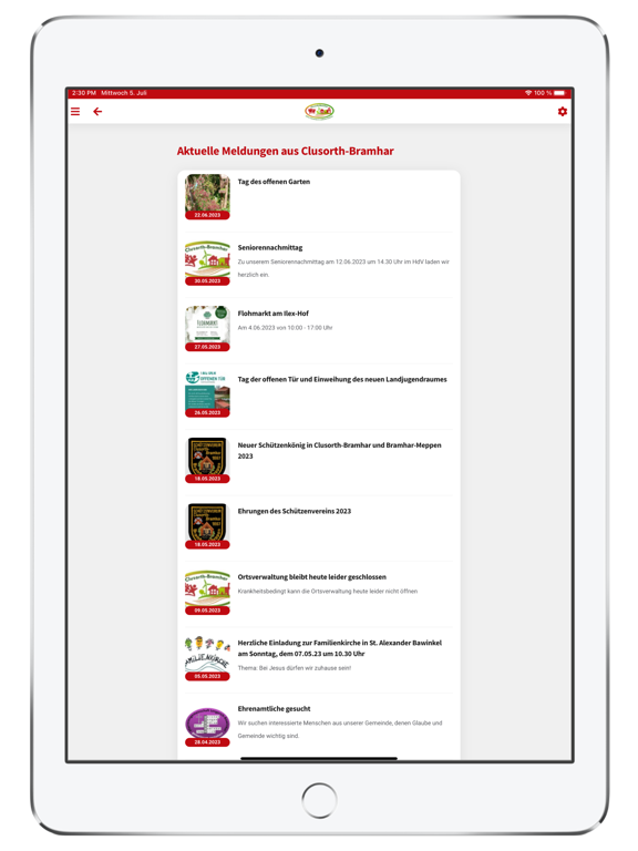 Screenshot #6 pour Clusorth-Bramhar App