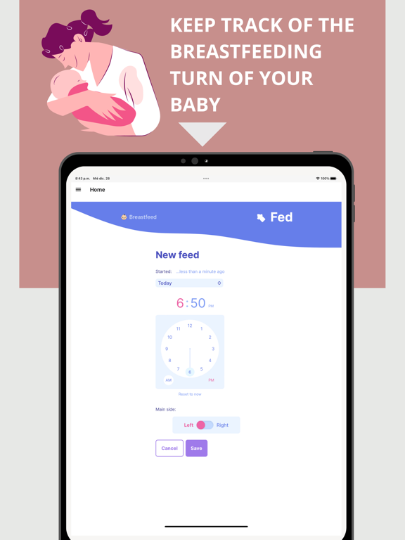 Screenshot #5 pour Breastfeeding Tracker.