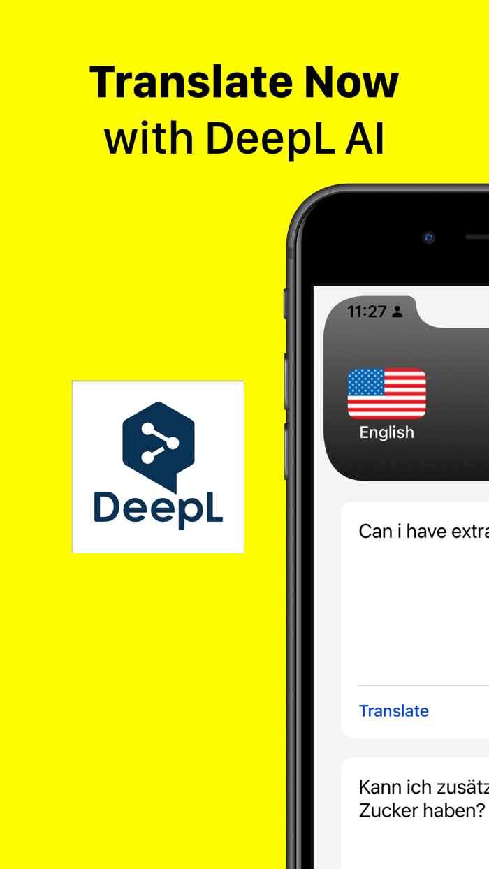 Translate Now - with DeepL AI