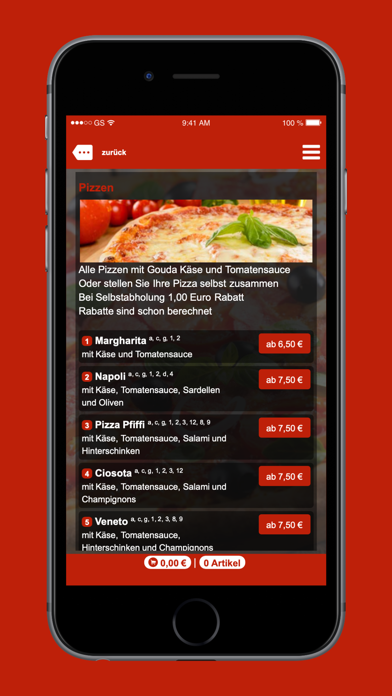City Pizza Halle Screenshot