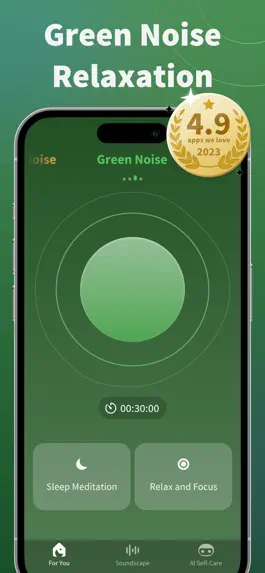 Game screenshot Green Noise Deep Sleep Sounds apk