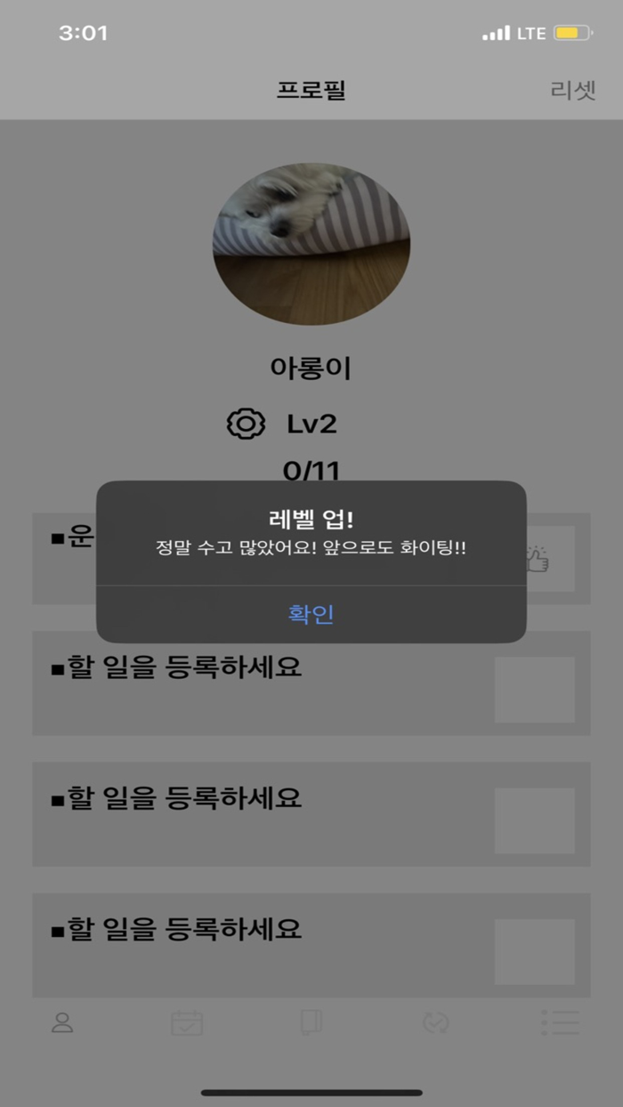 레벨업 프로젝트