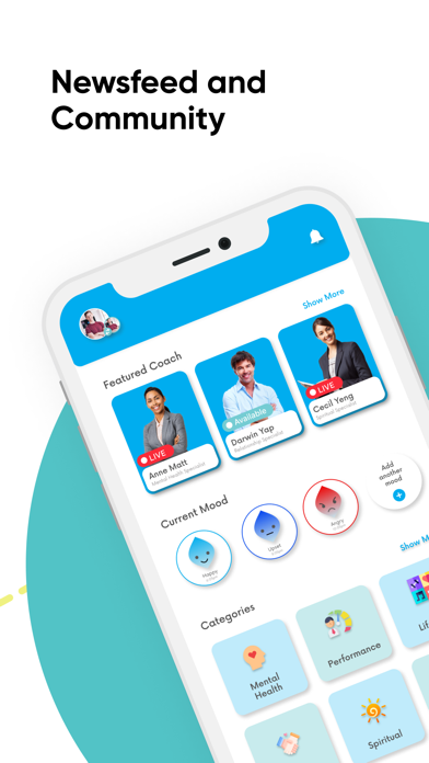 WellNest Coaching App Screenshot