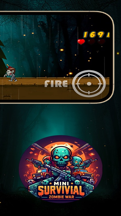 Mini Survival Zombie War screenshot-4