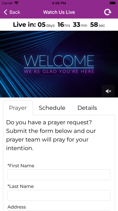 Christ Covenant Chapel Screenshot