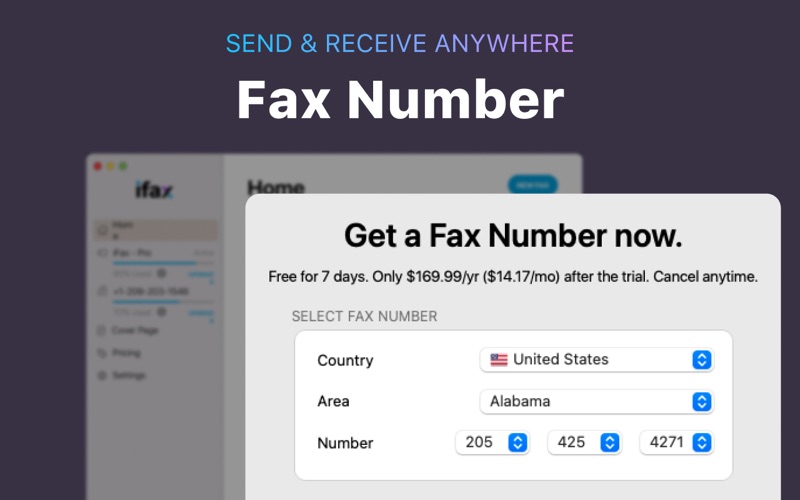 How to cancel & delete send & receive fax app- ifax 4