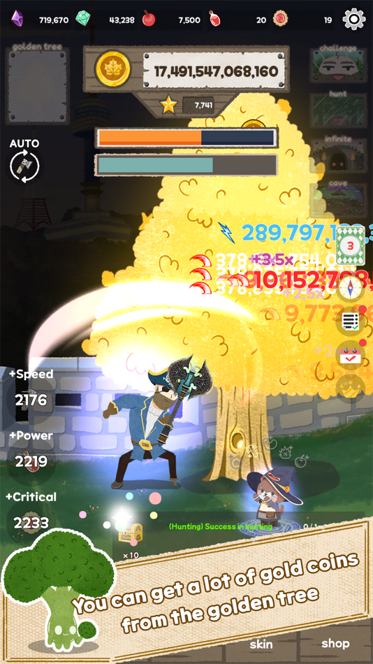 #3. Woodcutter: Idle Clicker (iOS) 由: DONGSHIK KIM