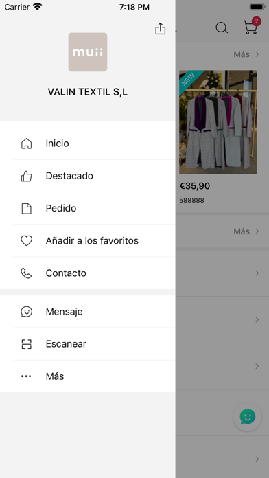 Muii moda textil Screenshot