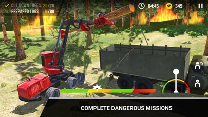 Forest Harvester Tractor 3D Screenshot