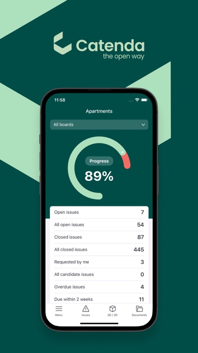 Catenda Site Screenshot