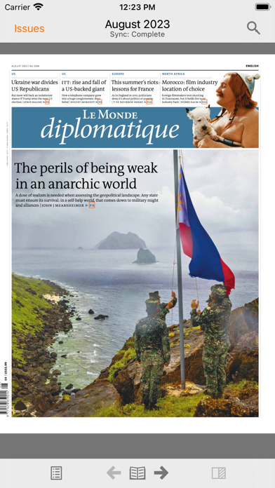 Le Monde diplomatique, English Screenshot