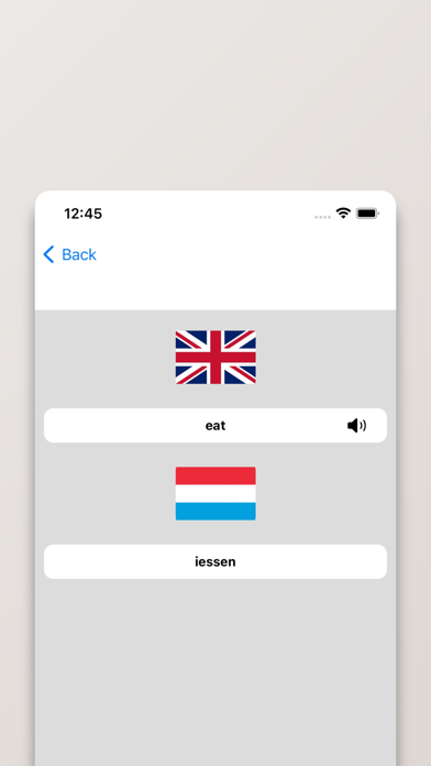 Luxembourgish-Eng Dictionary Screenshot