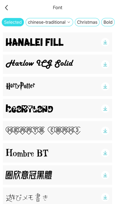 Text on Photos & Video: Phonto Screenshot