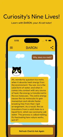 Game screenshot BARON - AI chat app for kids apk