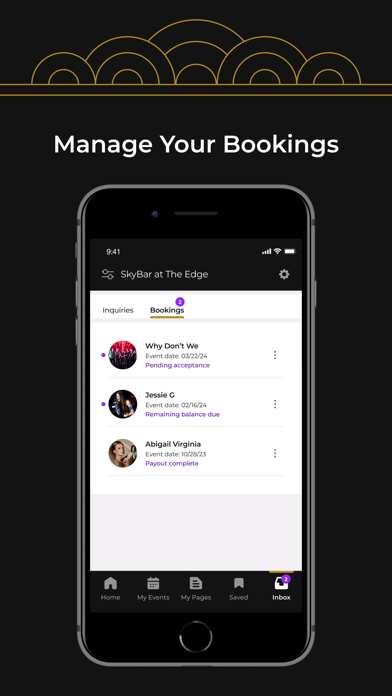 MusicCred - Book, Look & More Screenshot