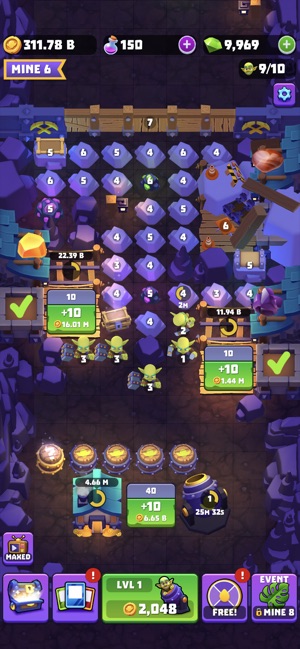 Gold and Goblins: Mineração na App Store