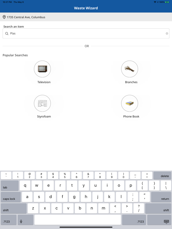 Columbus Collects iPad screenshot 4 - Reference app