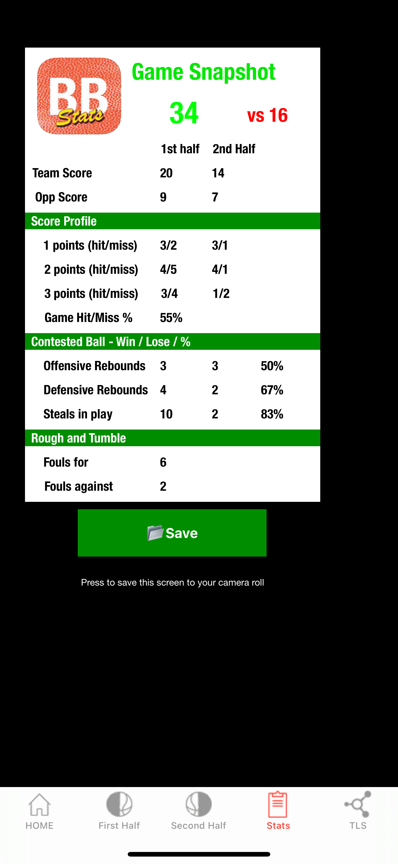 Basketball Stats