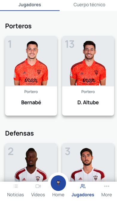 Albacete Balompié Official Screenshot