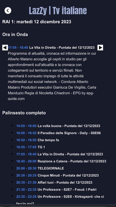 LazZy | Tv italiane Screenshot