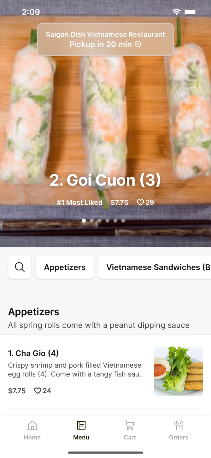 Saigon Dish Vietnamese