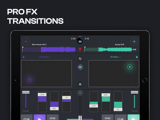 Cross DJ Pro - Mix & Remix iPad app afbeelding 3
