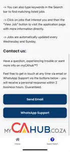 JobSearch from myCAhub™ screenshot #7 for iPhone