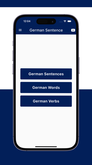 German Sentences Screenshot