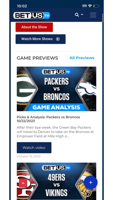 BetUS-TV Screenshot