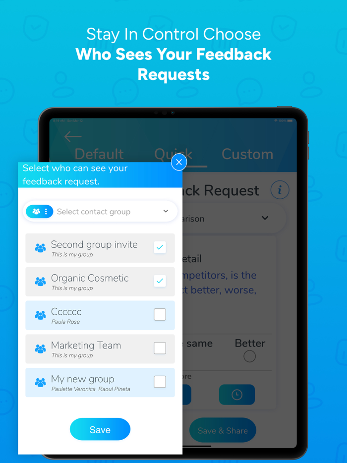 Be Better - 1 Feedback App