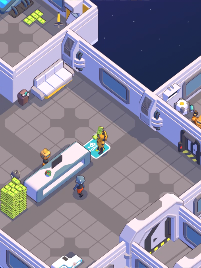 Space hotel scifi idle tycoon