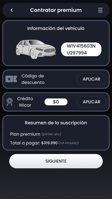 WiCar - Seguridad y Asistencia Screenshot