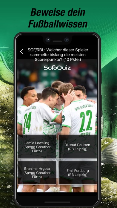 FanQ - Die Fussball Voting App Screenshot