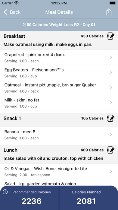 VAYDA Weight Screenshot