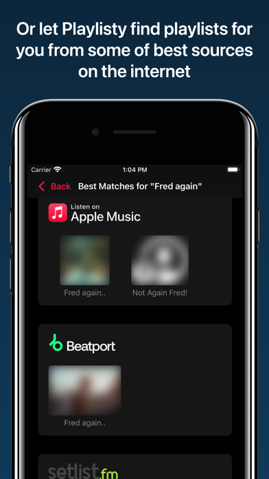 Playlisty for Apple Music Screenshot