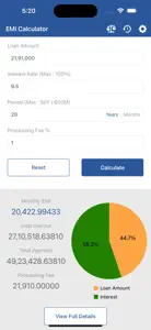 LoanAid - Loan EMI Calculator screenshot #1 for iPhone