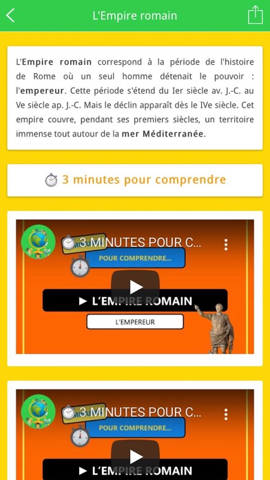 Histoire - Géographie, l'appli Screenshot