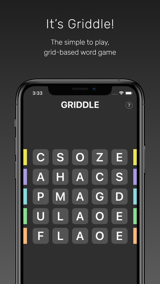#1. Griddle - Fun Word Search Game (iOS) 由: Conjure