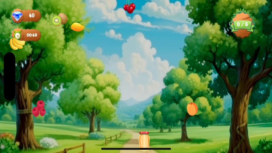 #6. Fruits Faling Game (iOS) 由: Volodymyr Kisil