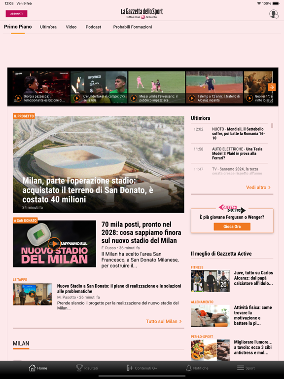 Screenshot #4 pour La Gazzetta dello Sport