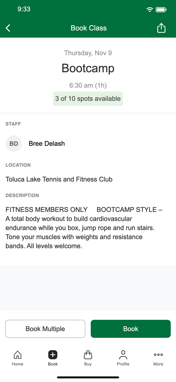 Toluca Lake Tennis and Fitness