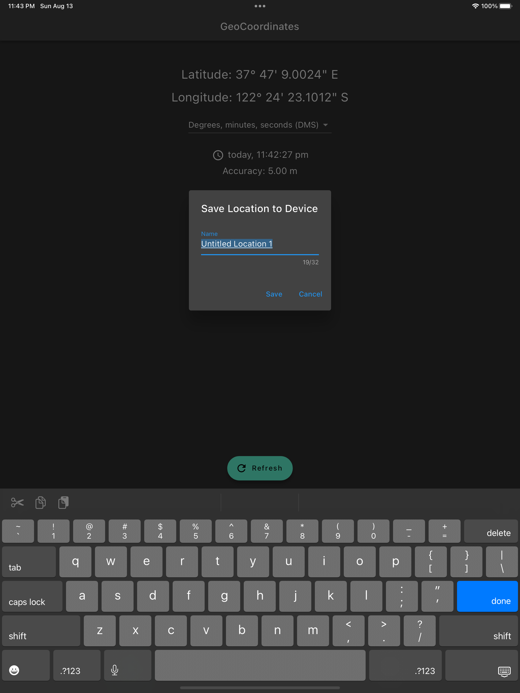 GeoCoordinates