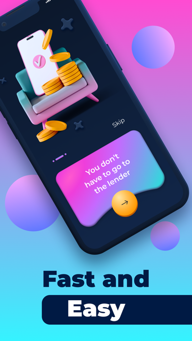 No Credit Check Loans App Screenshot
