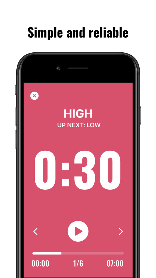 #1. Simple HIIT - Interval Timer (iOS) 由: Nova Mobile, Inc.